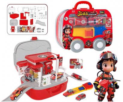 Hasič.kufrík s benzínk.a vystrel.dráhou