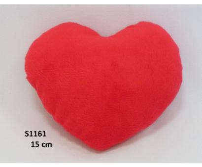 Srdce červené bez motívu 15cm