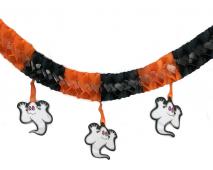 Girlanda papier.Halloween duch, 3m