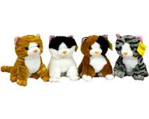 Plyšová mačka mix 23cm