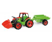 Traktor s lyžicou a prívesom 115cm