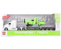 Kamión s lietadlom na batérie 39cm      