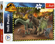 Puzzle 200 Dinosauri Jurský park