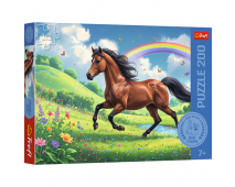 Puzzle 200 Kôň cválajúci s dúhou