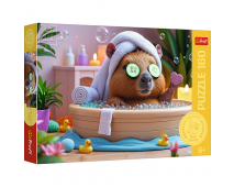 Puzzle 160 Capybara v kúpeľoch
