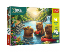 Puzzle 160 Capybara a priatelia