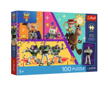 Puzzle 100 Hračky v akcii