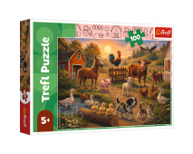 Puzzle 100 Priatelia z vidieka