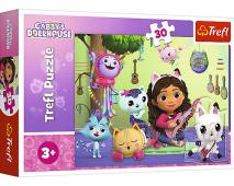 Puzzle 30 Domček pre Gabby