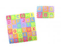 Penové puzzle 36 ks čísla a písmená