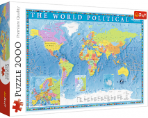 Puzzle 2000 Politická mapa sveta