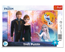 Puzzle 15 rámkové Frozen 2