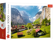Puzzle 3000 Lauterbrunnen, Švajčiarsko