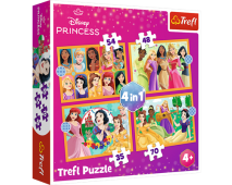 Puzzle 4v1 Disney Princess