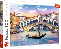 Puzzle 500 Benátky most Rialto