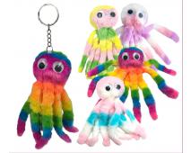 Prívesok - chobotnica farebná 12 ks v db