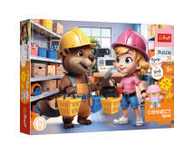 Puzzle 70 Connect Syseľ v prilbe