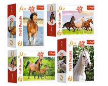 Puzzle 54 mini Svet koní