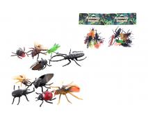 Zvieratká hmyz 2 druhy v sáčku 22x26cm