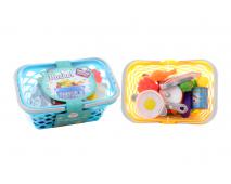 Košík s riadom a potravinami 26x13x17 cm