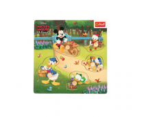 Puzzle drevené mini - Mickey Mouse