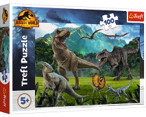 Puzzle 100 Dinosauri Jurský park