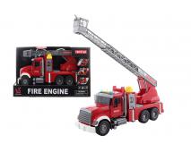 Auto hasič na batérie a vodu 42x21cm