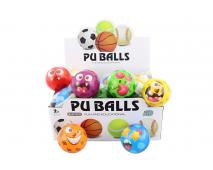 Loptička tvár 7cm, 24ks v dbx