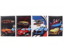 Zápisník so zámkom autá 11x15cm