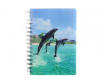 Zápisník Delfín 3D A5
