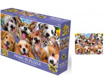 Puzzle 3D - Smejúce se šteniatka23x15x5 