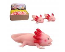 Axolotl gumený 12cm,12ks v dbx