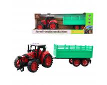 Traktor s prívesom, 40 x 10 x 14cm