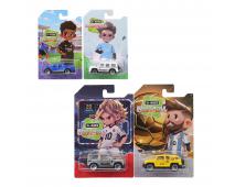 Auto kovové 1:64 na karte, 7cm