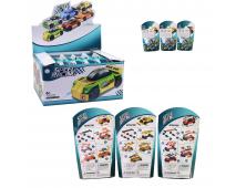 Stavebnica pretekárske auto,12ks v dbx