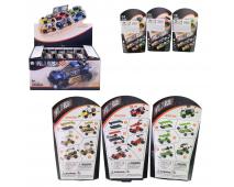 Stavebnica pretekárske auto,12ks v dbx