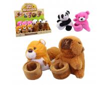 Zvieratko plyšové náramok,12ks v dbx