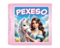 Pexeso v krabičke Jednorožec