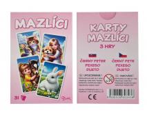 Čierny Peter Mazlíci ružový