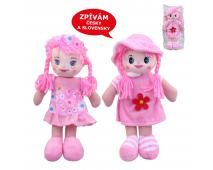 Textilná bábika 25cm s SK/CZ pesničkou