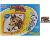 Mozaika kôň 26x19 cm