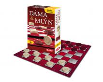 Dáma a Mlyn - spoločenská hra na cesty