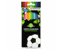 Pastelky 12ks Fotbal