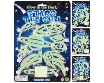 Svietiace hviezdy na karte 22x31cm