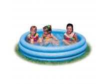 Bazén nafukovací modrý 114x25cm