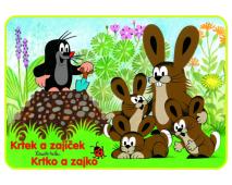 Omaľovánka A5 Krtko a zajko