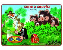 Omaľovánka A5 Krtko a medvede