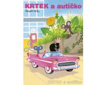 Omaľovánka A4 Krtko a autíčko