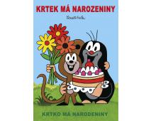 Omaľovanka A4 Krtko má narodeniny