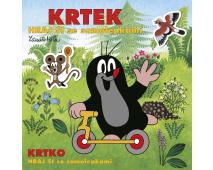 Obráz.album+samolepky Krtko s kolobežkou